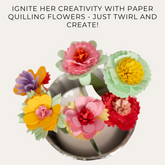 Cupcake Topper Kit Entrepreneur Starter Kid Educational Craft Financial Literacy Birthday Gift Creative Learning Tool Kidpreneur Skill Paper Quilling Set Party Activity Children Business Gift